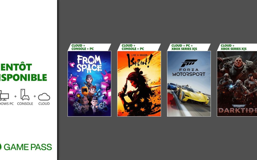 Première vague des jeux Xbox Game Pass du mois d’octobre 2023 !