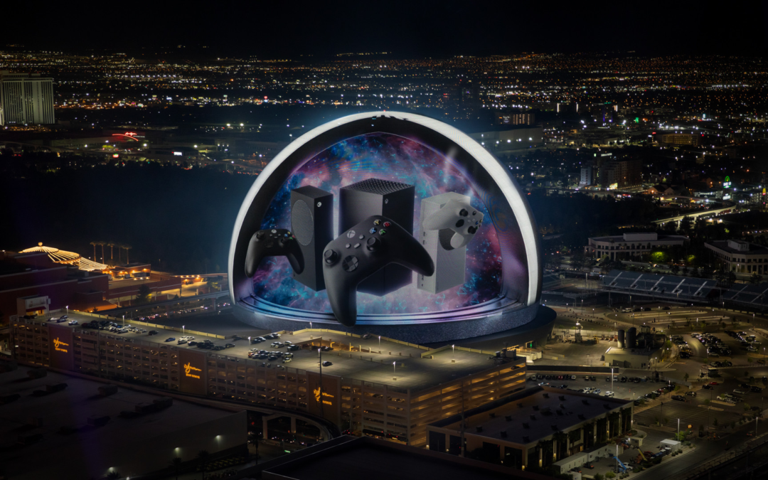 Xbox fait le show à la sphère de Las Vegas avec une publicité époustouflante