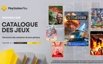 PlayStation Plus Extra et Premium : Les jeux de Novembre 2023