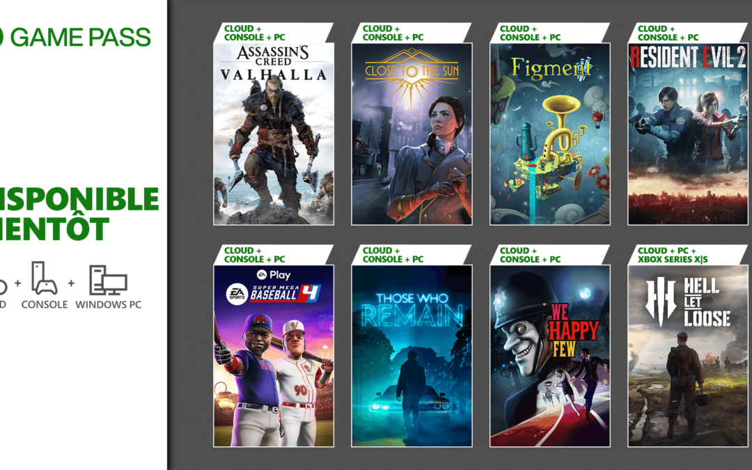 Xbox Game Pass : voici les jeux à venir en janvier 2024